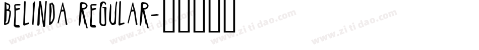 BELINDA Regular字体转换
